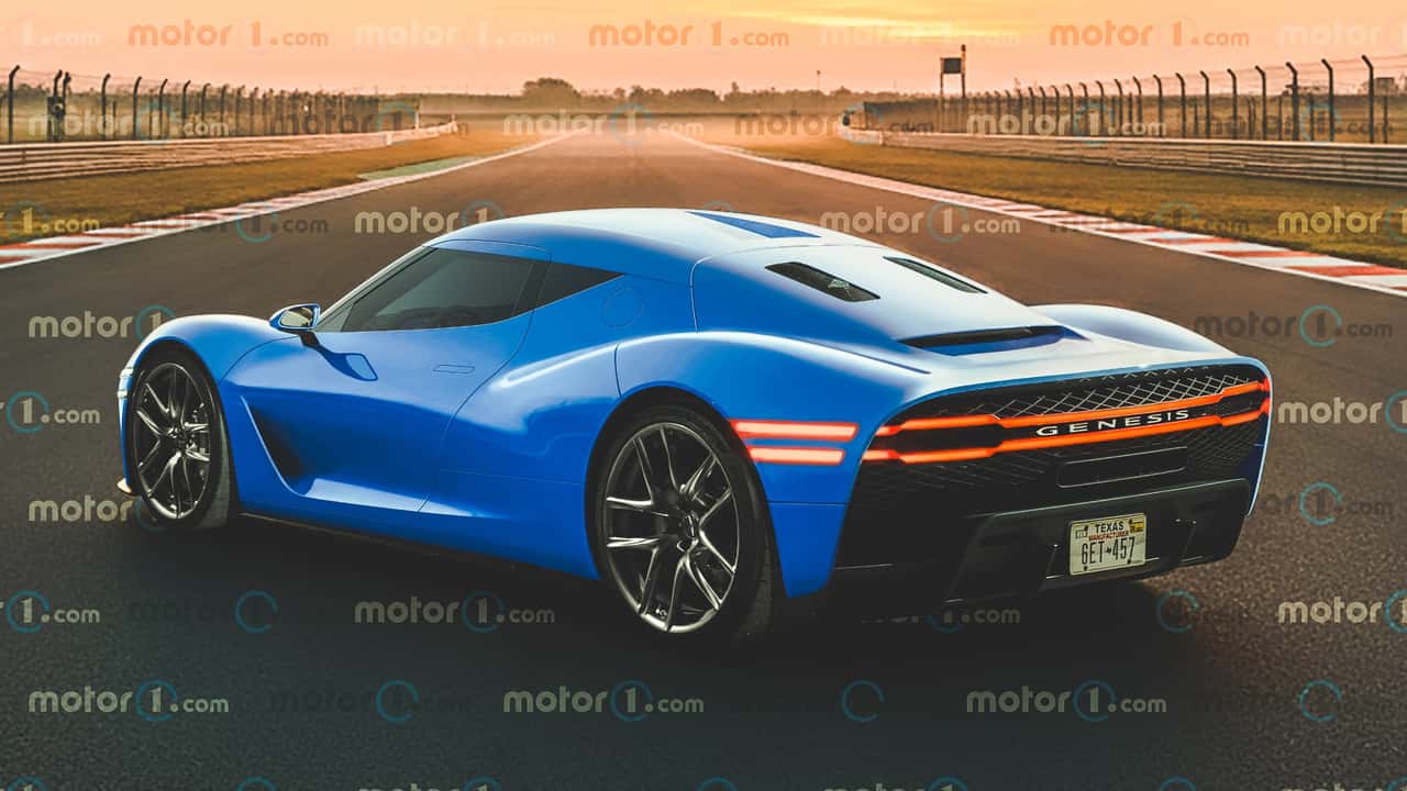 Genesis Magma GT Supercar Rendering by Motor1