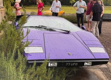 'Haunted' Lamborghini Countach Somehow Drives Itself Into Scottish Castle
